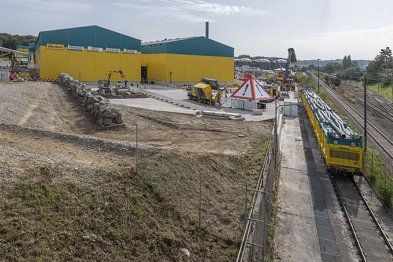 EbiMIK Aufbereitungszentrum für Bauabfälle mit Bahnanschluss
