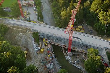 Q-FLASH Schnellbeton - Brückensanierung Senseviadukt
