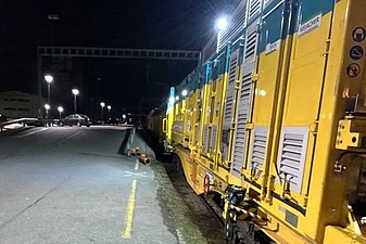 Transport Saugeinheit auf Schienen